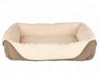 Лежак с бортиком Pippa, 60 x 50 см, светло-коричневый/бежевый
