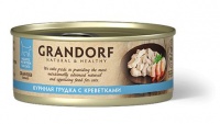 Grandorf консервы для кошек , куриная грудка с креветками - 6 штук по 70 грамм