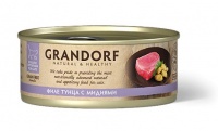 Grandorf консервы для кошек , филе тунца с мидиями - 6 штук по 70 грамм