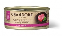Grandorf консервы для кошек, филе тунца - 6 штук по 70 грамм