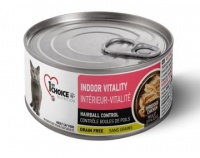 1st Choice Indoor Vitality беззерновые консервы для кошек Курица с Яблоками 85 гр