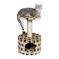 Домик для кошки "Toledo", "кошачьи лапки", высота 61 см, беж.
