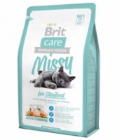 Brit Care Cat Missy for Sterilised Брит Каре Стерилайз гипоаллергенный корм с курицей и рисом для стерилизованных кошек