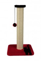 Когтеточка-столбик Mendi, 61 см, красный/черный