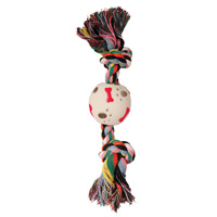 Игрушка для собак "Веревка, 2 узла и мяч", d65/300мм