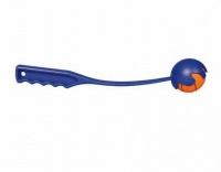 Игрушка для собаки "Катапульта с мячом", ф 6 см / 70 см, резина