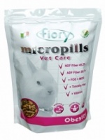 Fiory Micropills Vet Care Obesity корм для карликовых кроликов  против ожирения 850 гр