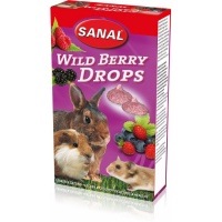 Дропсы: земляника, черника, ежевика, малина SK7400 SANAL Wild Berry Drops 45 г
