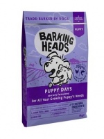 Barking Heads Puppy Days Grain Free сухой беззерновой корм для щенков с лососем и курицей "Щенячьи деньки"