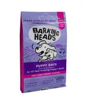 Barking Heads Large Breed Puppy Days сухой корм для щенков крупных пород с курицей, лососем и рисом "Щенячьи деньки"  