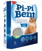 Pi-Pi-Bent Deluxe Classic Наполнитель "Делюкс Классик" комкующийся для кошек 5 кг