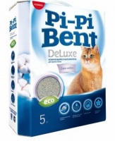 Pi-Pi-Bent Deluxe Clean Cotton Наполнитель "Делюкс Клин Коттон" комкующийся для кошек 5 кг
