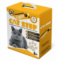 Cat Step Professional Light комкующийся наполнитель для кошачьих туалетов 2,5 кг (6 л)