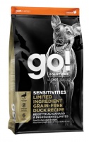 Go! Solutions Dogs Sensitivity Limited Ingredient Grain Free Duck Recipe беззерновой корм для щенков и собак со свежей уткой для чувствительного пищеварения