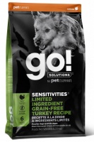 Go! Solutions Dogs Sensitivity Limited Ingredient Grain Free Turkey Recipe беззерновой корм для щенков и собак с Индейкой для чувствительного пищеварения