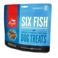 Orijen Six Fish Dog Treats сублимированное лакомство для собак на основе на основе 6 видов рыб