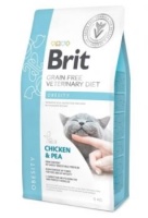 Brit Veterinary Diet Cat Grain free Obesity беззерновая ветеринарная диета корм для кошек при избыточном весе и ожирении
