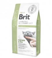 Brit Veterinary Diet Cat Grain free Diabetes беззерновая ветеринарная диета корм для кошек при диабете