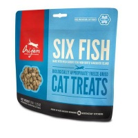 Orijen Six Fish Cat Treats сублимированное лакомство для кошек на основе на основе 6 видов рыб 35 гр