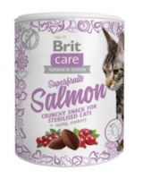Брит Care лакомство для кошек Superfruits Salmon Суперфрутс с лососем 100 гр