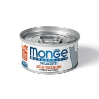 Монж Монопротеин Кэт, монопротеиновые хлопья для кошек из мяса индейки 80 гр