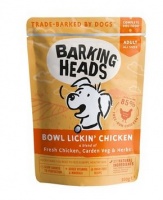 Barking Heads Pauch Bowl Lickin Chicken беззерновые паучи для собак с курицей "До последнего кусочка"
