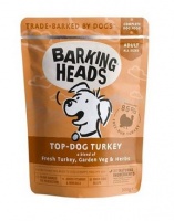 Barking Heads Pauch Top Dog Turkey беззерновые паучи для собак с индейкой "Бесподобная индейка"