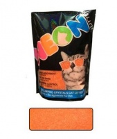Neon Litter Неон Литтер наполнитель для кошачьего туалета силикагелевый, комкующийся, оранжевый 1,81 кг
