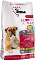 1st Choice Senior Sensitive Skin Coat корм для пожилых собак с чувствительной кожей и шерстью, Ягненок/рыба/рис