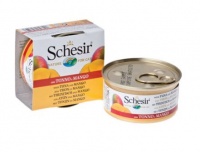 С354 Schesir Шезир консервы для кошек, Тунец/манго 75 гр