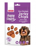 14165 Beaphar Мягкие куриные чипсы Happy Snack для собак
