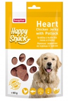 14161 Beaphar Нежные сердечки из курицы и трески Happy Snack для собак