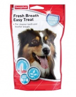 15328 Beaphar Лакомство Подушечки Fresh Breath Easy Treat для чистки зубов собак