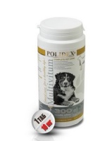 Polidex Multivitum plus Полидекс Мультивитум Плюс - поливитаминно-минеральный комплекс для щенков и собак крупных пород 300 таб