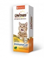 Unitabs ImmunoCat Юнитабс Паста с таурином для кошек от 1 года до 8 лет 150 гр.