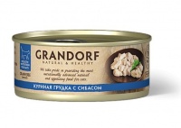 Grandorf консервы для кошек , куриная грудка с сибасом - 6 штук по 70 грамм