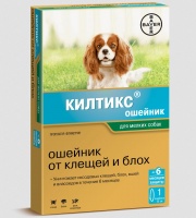Bayer Килтикс Ошейник от блох и клещей для собак мелких пород 35 см