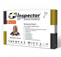 Inspector инсекто-акарицидные капли от всех паразитов для собак (до 4 кг)