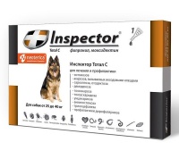 Inspector инсекто-акарицидные капли от всех паразитов для собак (от 25 до 40 кг)