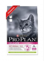 Purina Pro Plan Delicate Optirenal Про План корм для кошек с чувствительной системой пищеварения, с ягненком