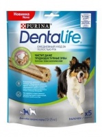 Purina DentaLife жевательное лакомство для собак средних пород, для поддержания здоровья полости рта