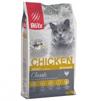 Blitz Cat Classic Adult Chiken сухой корм для взрослых кошек с Курицей