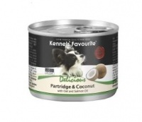 Консервы Kennels` Favourite Partridge & Coconut для собак Куропатка с кокосом 200 гр