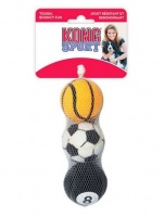 Kong игрушка для собак Sport Balls "Теннисный мяч" (в упаковке 3 шт.) без пищалки 4 см
