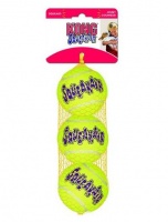 Kong игрушка для собак SqueakAir "Теннисный мяч" (в упаковке 3 шт.)