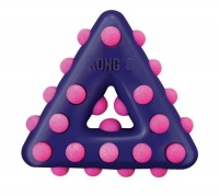 Kong игрушка для собак Dotz треугольник