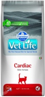 Farmina Vet Life Cat Cardiac диетический сухой корм для кошек, для поддержания работы сердца при хронической сердечной недостаточности