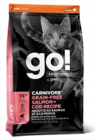Go! Solutions Cats Carnivore Grain-Free Salmon+Cod Recipe беззерновой корм для котят и взрослых кошек с Лососем и Треской