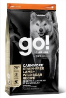 Go! Solutions Dogs Carnivore Grain-Free Lamb+Wild Board Recipe беззерновой корм для щенков и взрослых собак с Ягненком и мясом Дикого Кабана