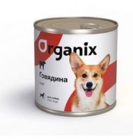 Organix консервы для собак с говядиной 750 гр
